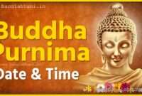 Buddha Purnima Date & Time in India