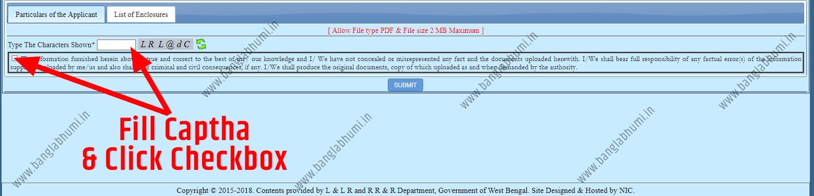 BanglarBhumi Online Conversion Application - STEP 6