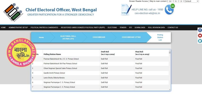 WB Voter List Download: পশ্চিমবঙ্গের ভোটার লিস্ট ডাউনলোড