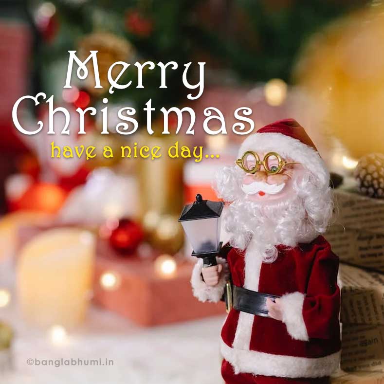 christmas santa claus wish status image