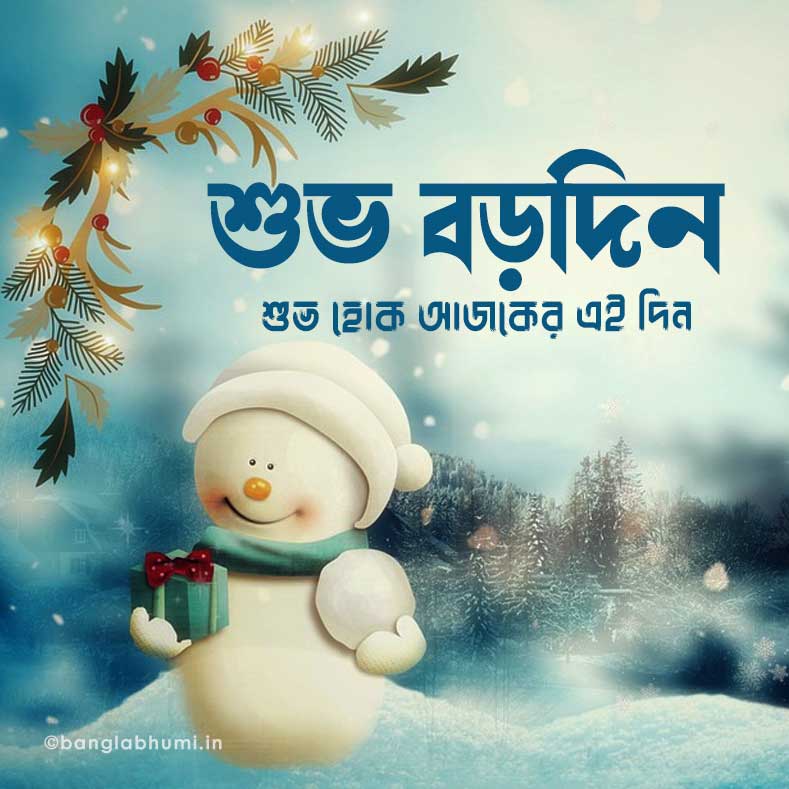 latest bengali merry christmas image