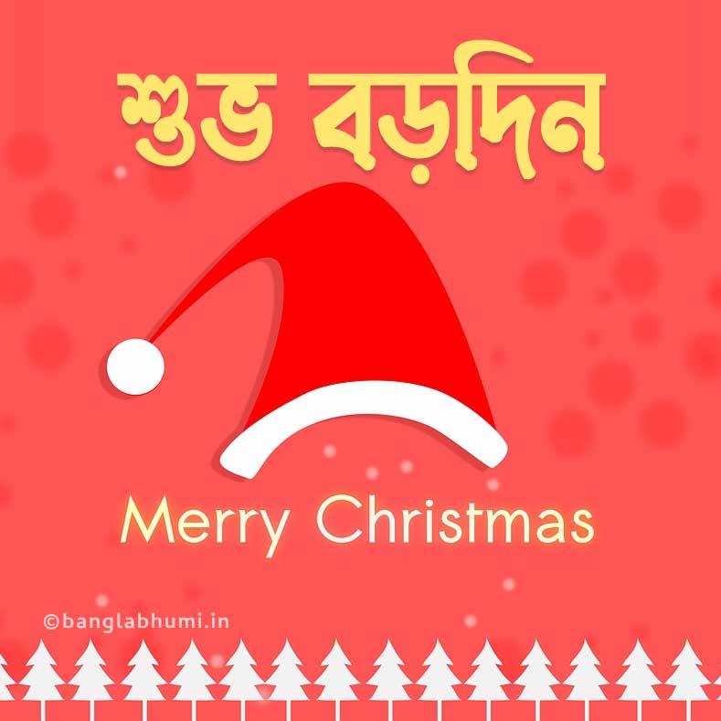 merry christmas bengali wish image