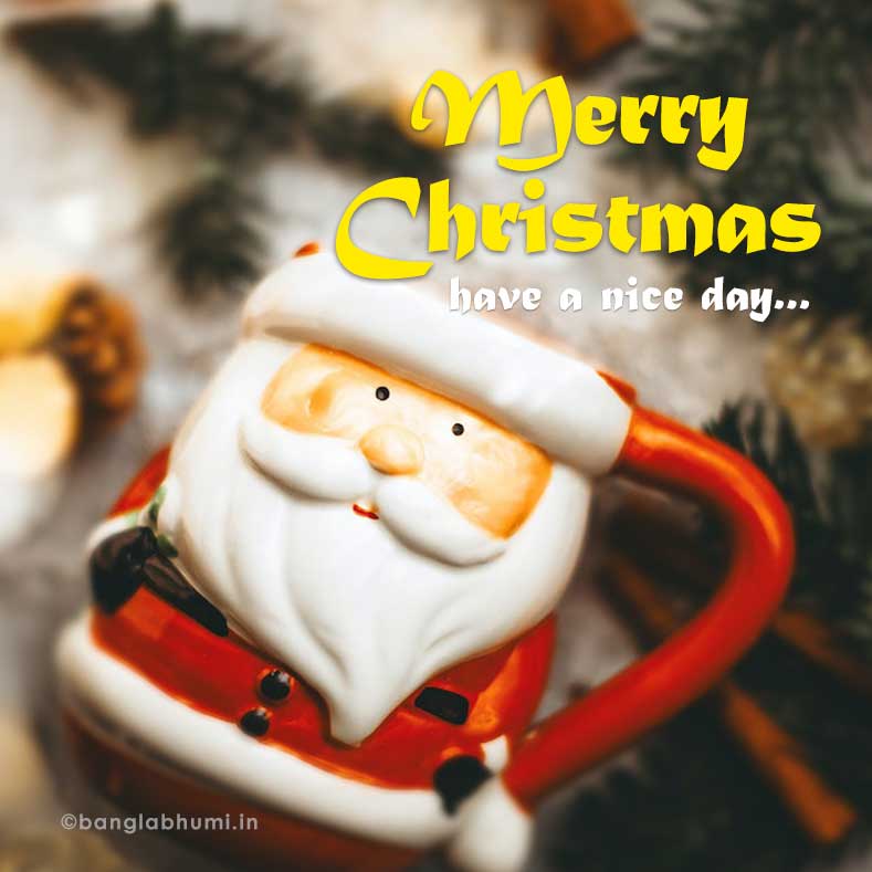 santa claus wish merry christmas image